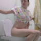 An Eastern-European girl shits while sitting on a toilet in 8 scenes. Audible pissing and shitting sounds with clearly heard, solid to soft plops throughout. Some farting, too! Presented in 720P HD. 139MB, MP4 file. Over 8.5 minutes.